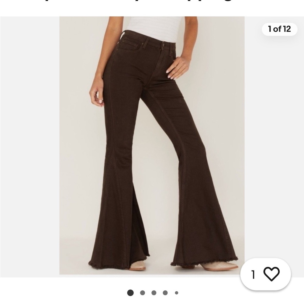 Shyanne Chocolate Flare Jeans